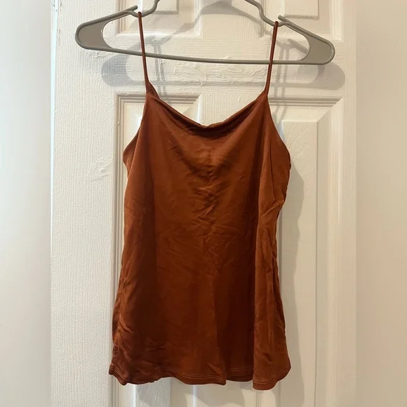 Anthropologie Rust Silky Tank top - Picture 5 of 5